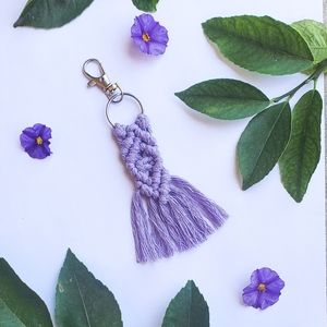 Handmade Macrame Keychain or Purse Charm